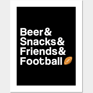 Beer and Football Posters and Art